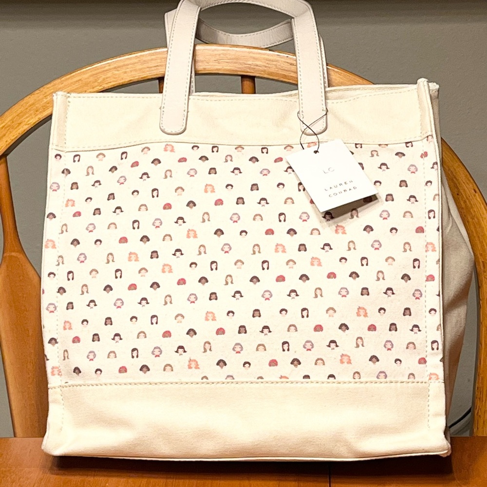 LC LAUREN CONRAD Tote Crossbody Bag New with tags